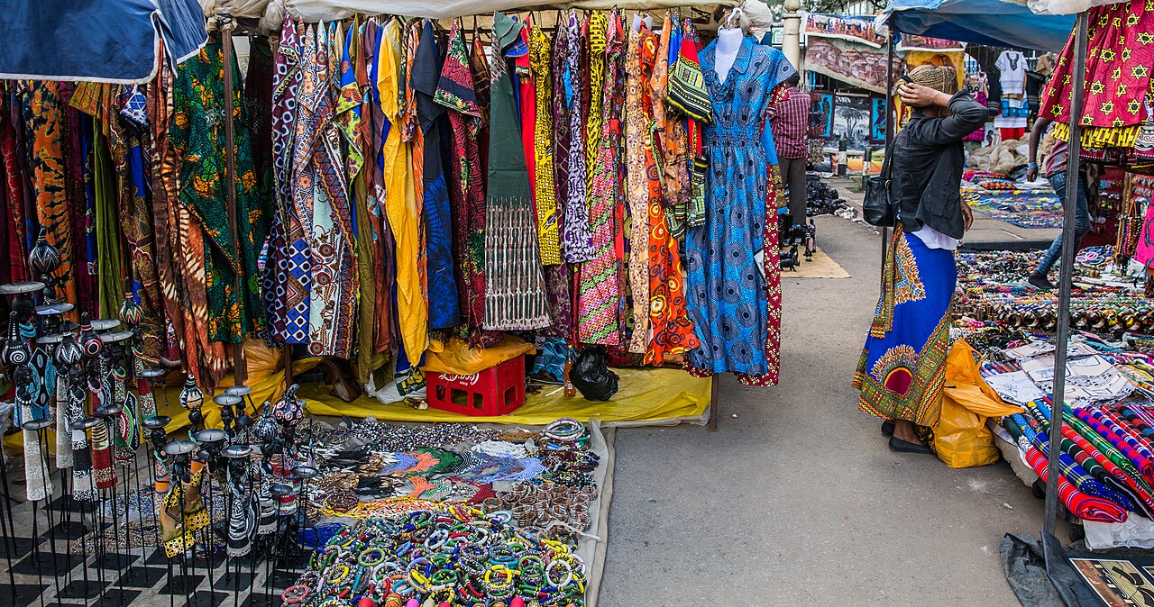 Una fotografia di Maasai market