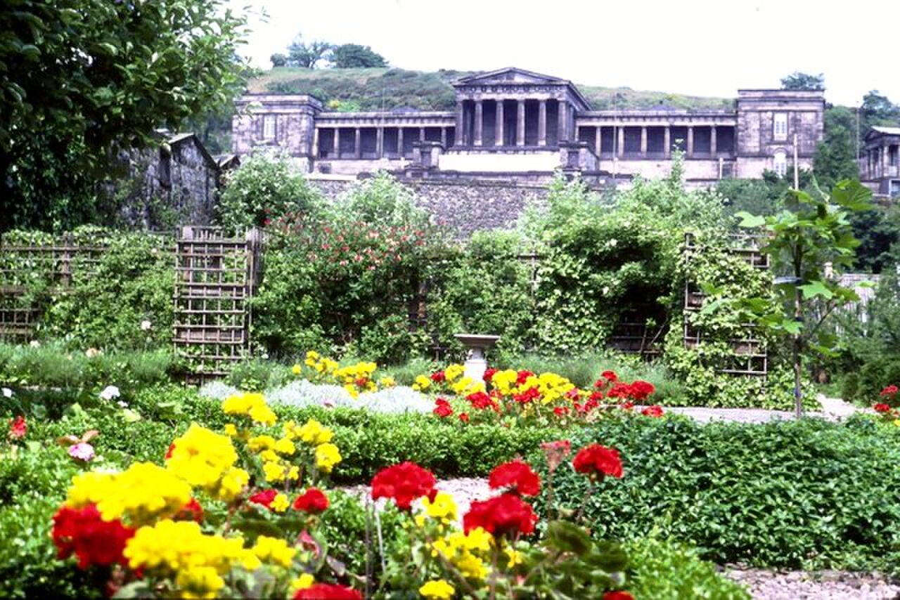 A photograph of Dunbar’s Close Garden