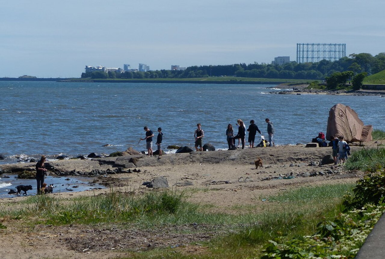 A photograph of Cramond Foreshore