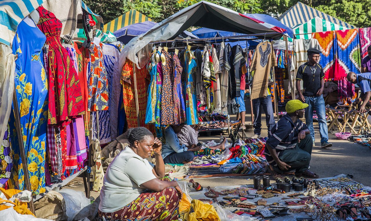 Una fotografia di Maasai market