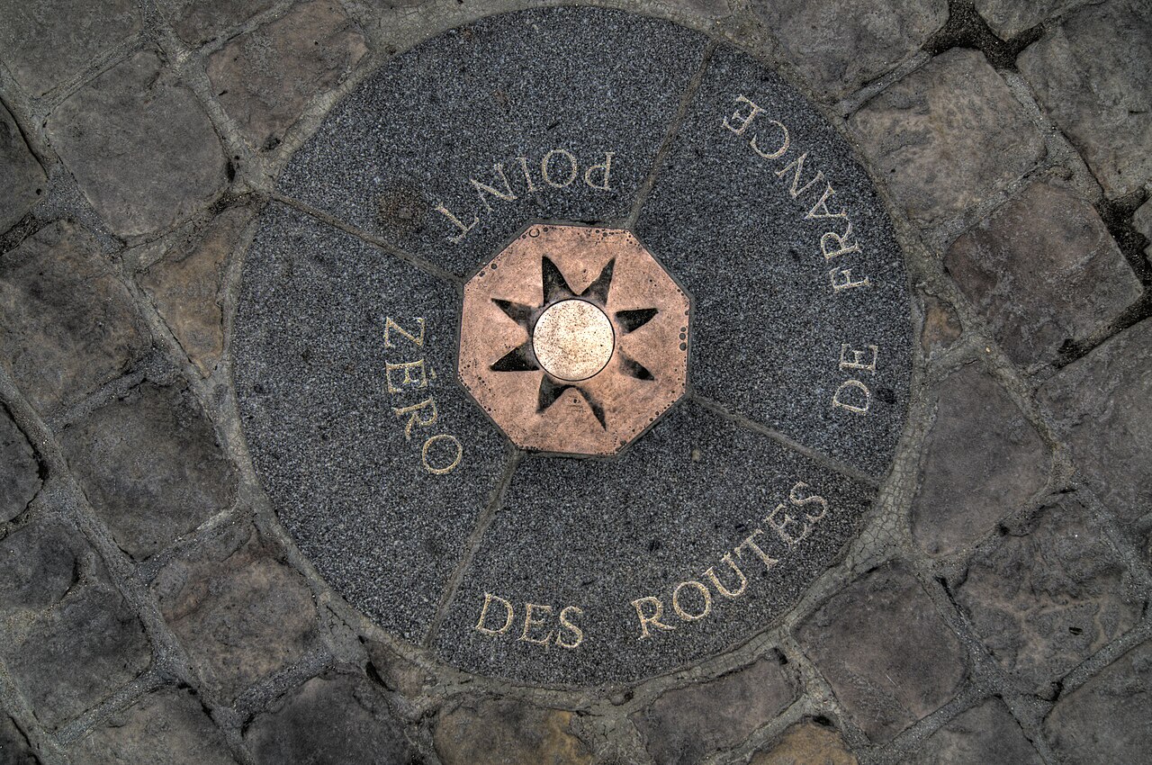 Point zéro des routes de France